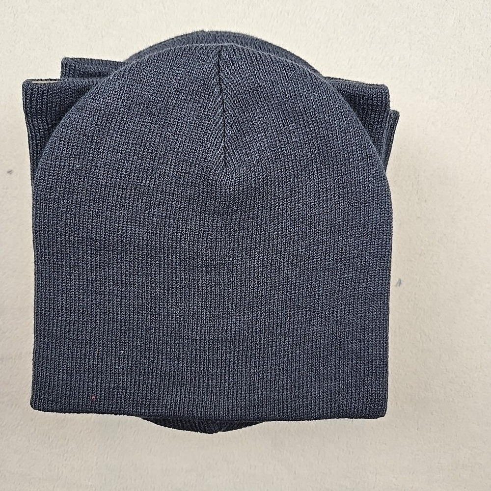 Lot‎ Of 11 Navy Port & Company CP94 Unisex Knit Navy Beanies 100% Acrylic